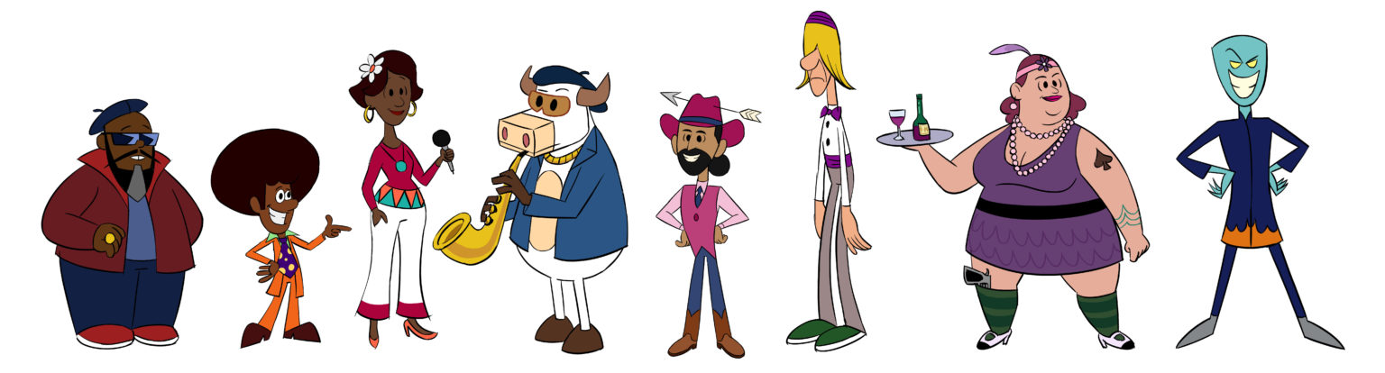 Character Expression Sheet Full Width